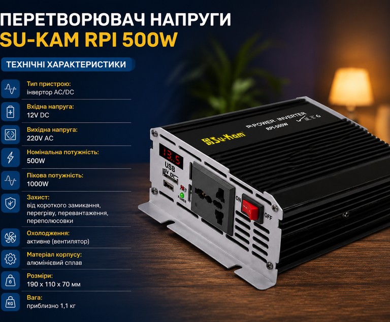 Купити SU-KAM RPI 500W Б/У