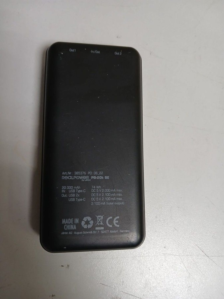 Оголошення Realpower pb-20k se 20000mah Б/У