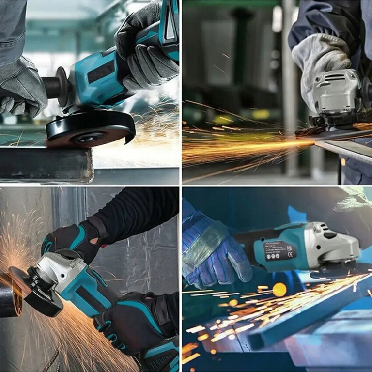 Angle Grinder 8500 об/хв з двома акумуляторами 24V у пластиковому кейсі DUC66 Код:null. Зображення 4