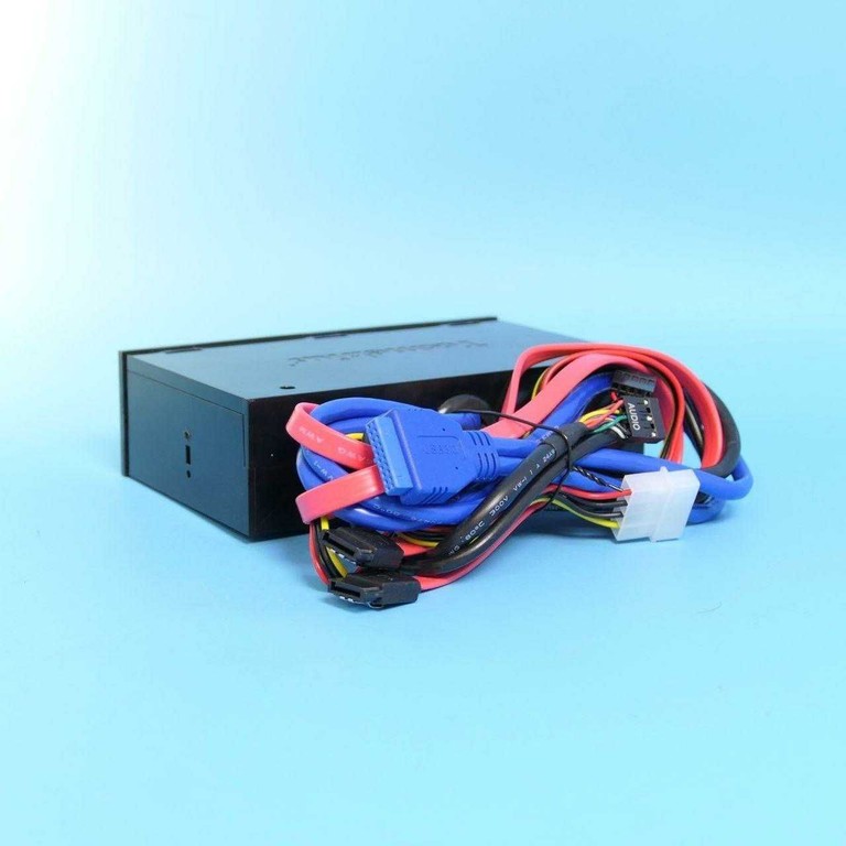 Багатофункціональна передня панель Tccmebius 5.25 дюйма TCC-QL5E — картридер та USB порти для ПК. Нова. Код:null. Изображение 7
