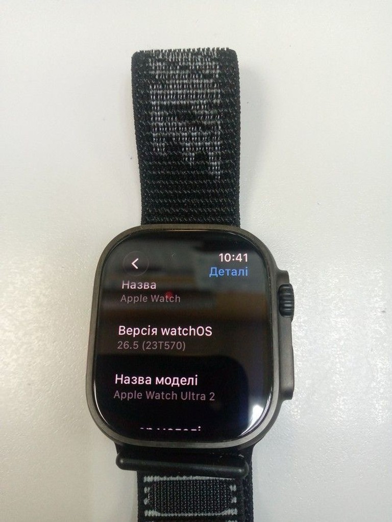 Оголошення Apple watch ultra 2 gps + cellular 49mm titanium case Б/У