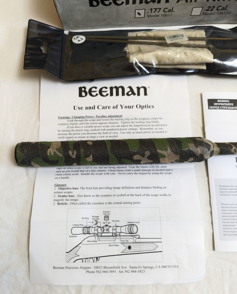 Beeman Longhorn Gas Ram ОП 4х32. Кастом. Очень жирный комплект! НОВАЯ! Код:null. Изображение 4