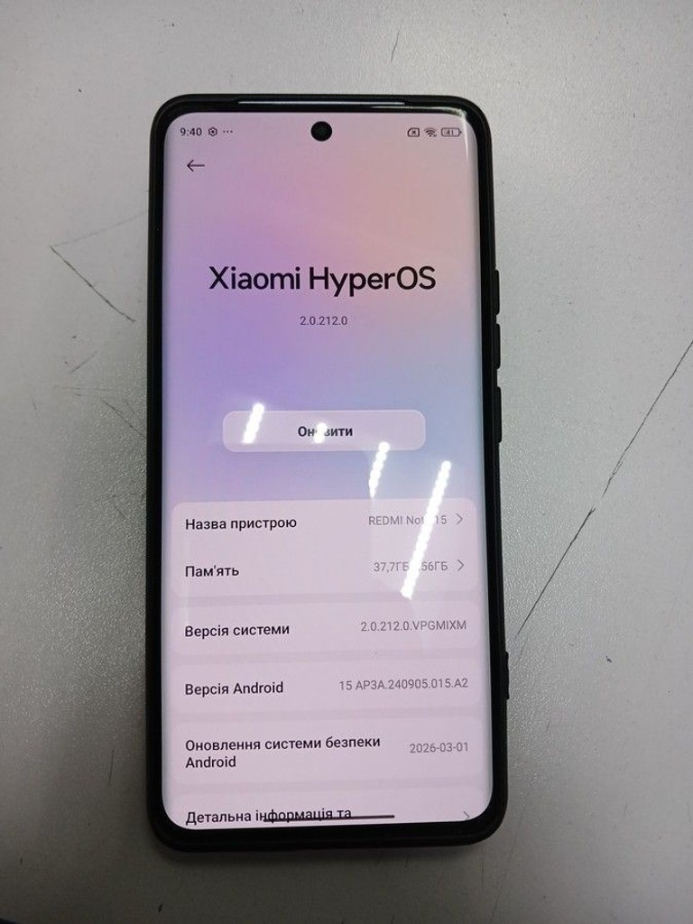 Купити Xiaomi Redmi Note 15 4G 8/256GB Black Б/У