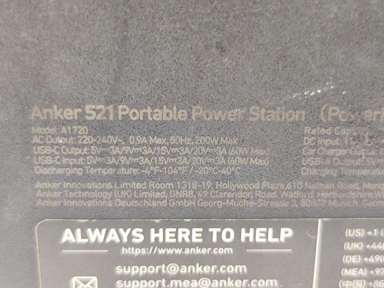 Оголошення Anker 521 PowerHouse - 256Wh 200W Б/У