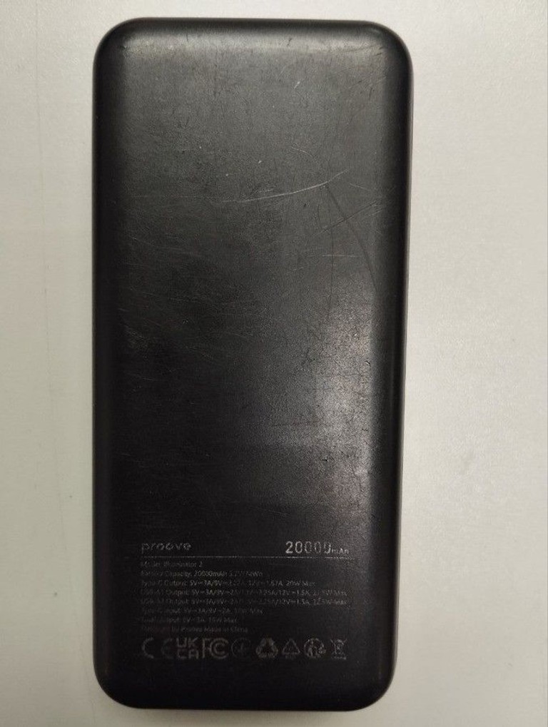 Объявление Proove illuminator 2 20000mah pd qc 22.5w Б/У