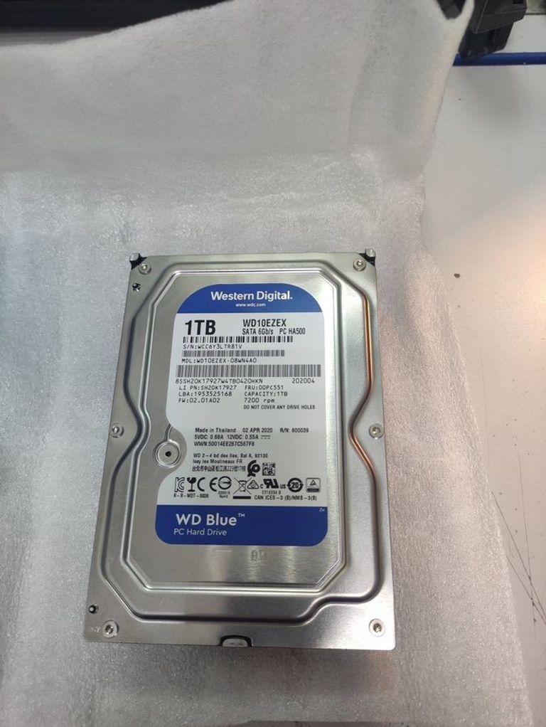 Объявление Wd blue 1 tb Б/У