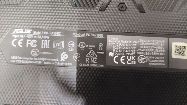 Asus 15/ryzen 7 4800h ddr4/16gb ddr4/hdd *відсутній/ssd 512 gb/geforce rtx3050 4gb Код:01-200762869. Изображение 8