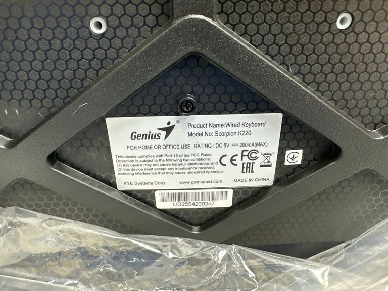 Объявление Genius k220 scorpion usb Б/У