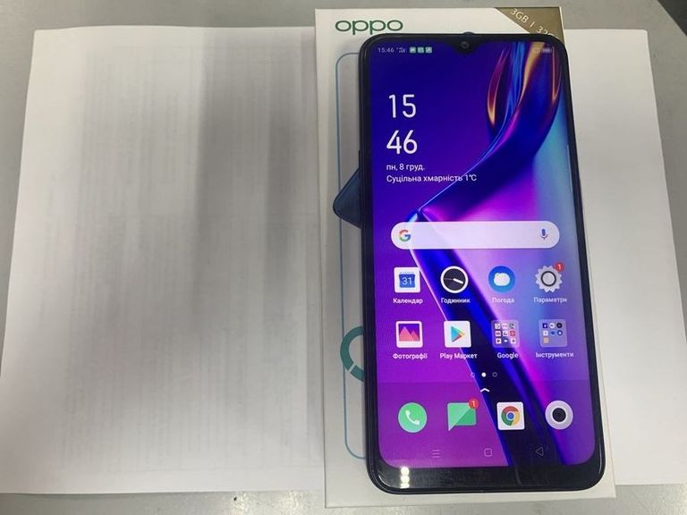 Купить OPPO A12 3/32GB Blue Б/У