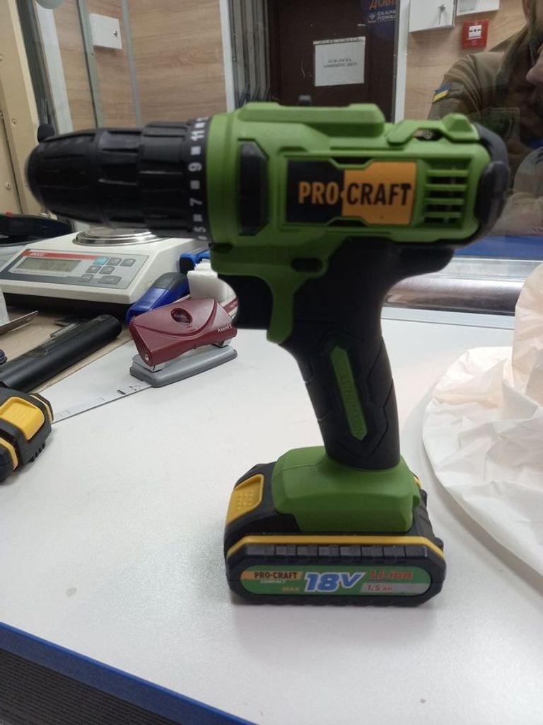 Оголошення Procraft pa-18c 2акб зп Б/У