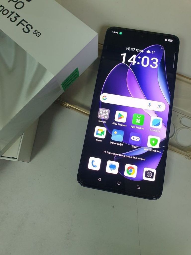 Объявление Oppo reno13 fs 5g 12/512gb Б/У