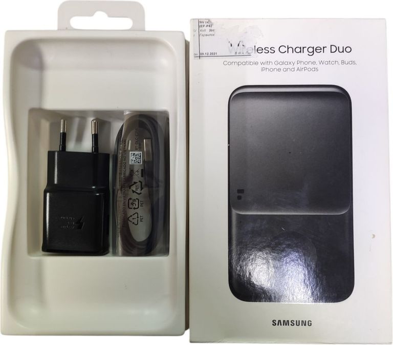 Купити Samsung wireless charger duo ep-p4300tbrgru Б/У
