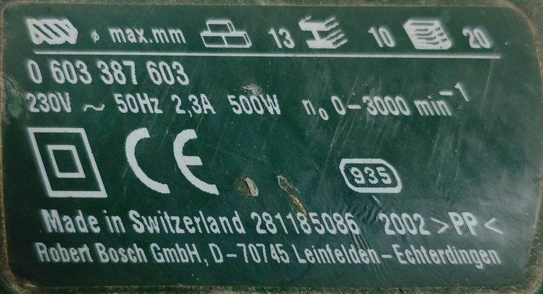 Bosch psb 500 re Код:01-200861938. Зображення 8