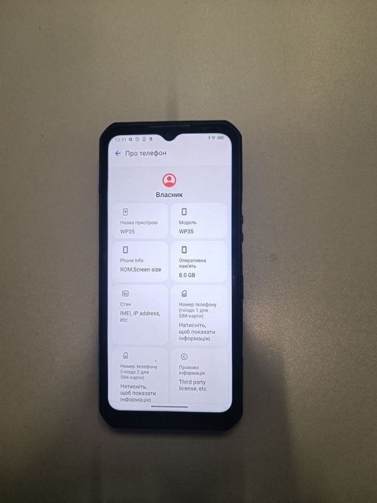 Дешево Oukitel wp35 8/256gb з ломбарду