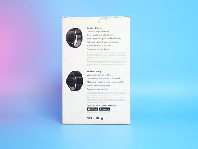 Withings Steel HR 40mm Hybrid Smartwatch Black. Код:null. Изображение 9