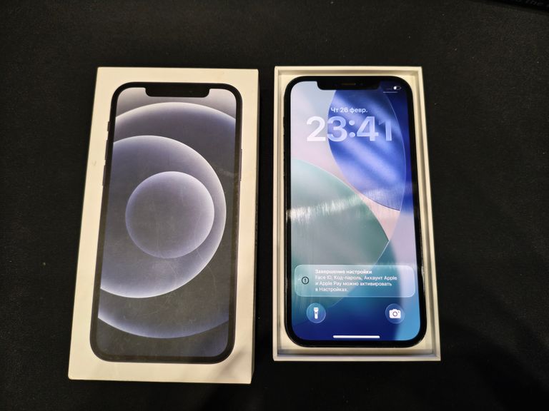 Купить Apple iPhone 12 64GB Black (MGJ53/MGH63) Б/У