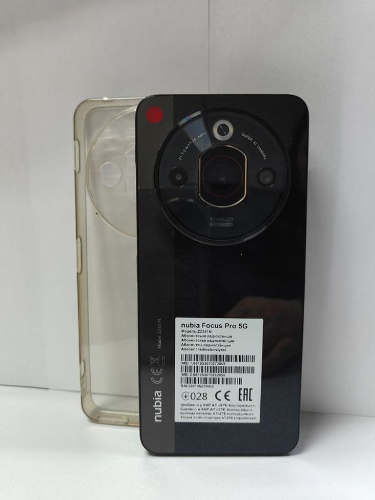 Дешево Zte Nubia Focus Pro 8/256GB Black з ломбарду