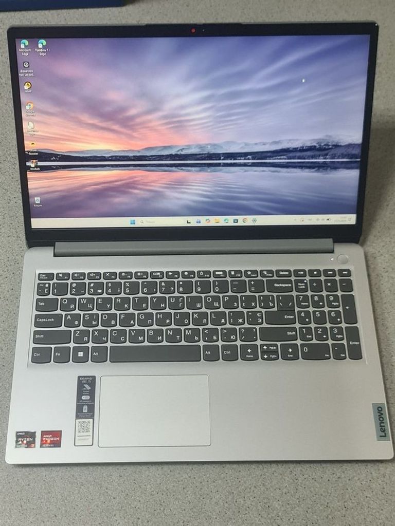 Купити Lenovo 15/ryzen 3 7320u ddr5/16gb ddr5/hdd *відсутній/ssd 512 gb/*інтегрована Б/У