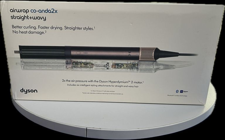 Купить Dyson Airwrap Co-anda2x Multi Hair Styler Straight+Wavy Red Velvet/Gold (176955-01) Б/У