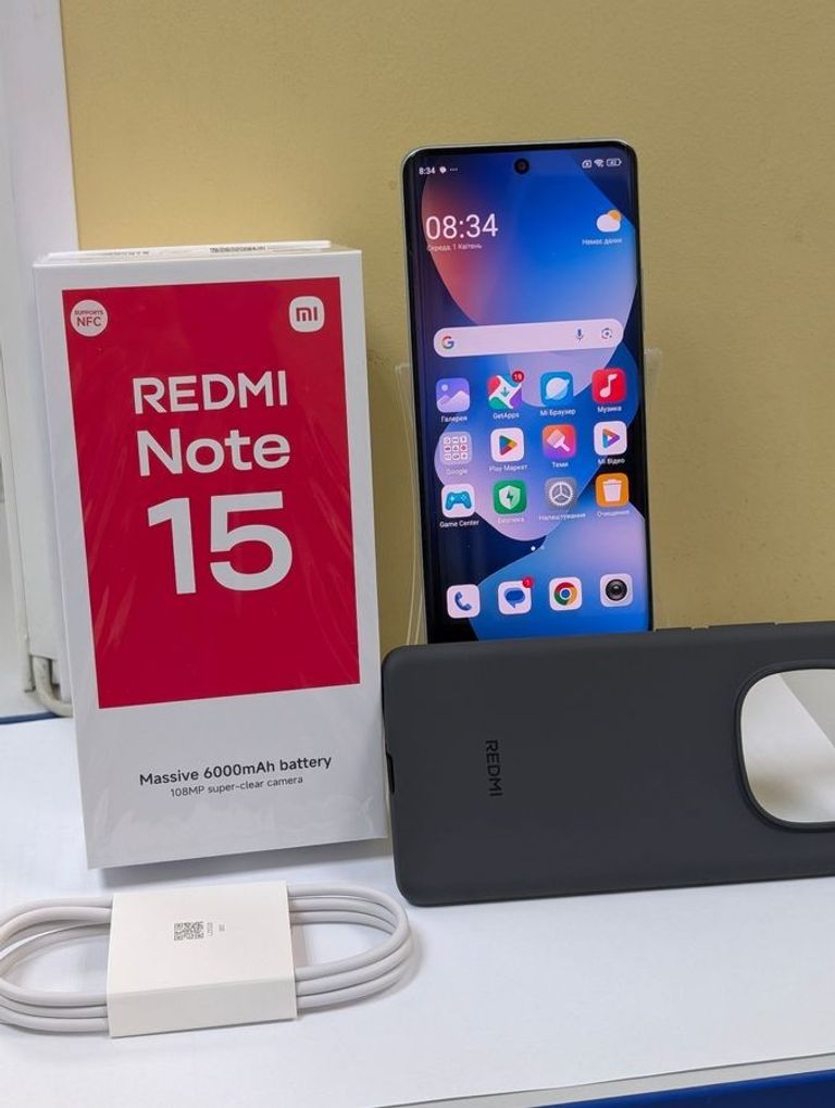 Купити Xiaomi Redmi Note 15 4G 8/256GB Black Б/У