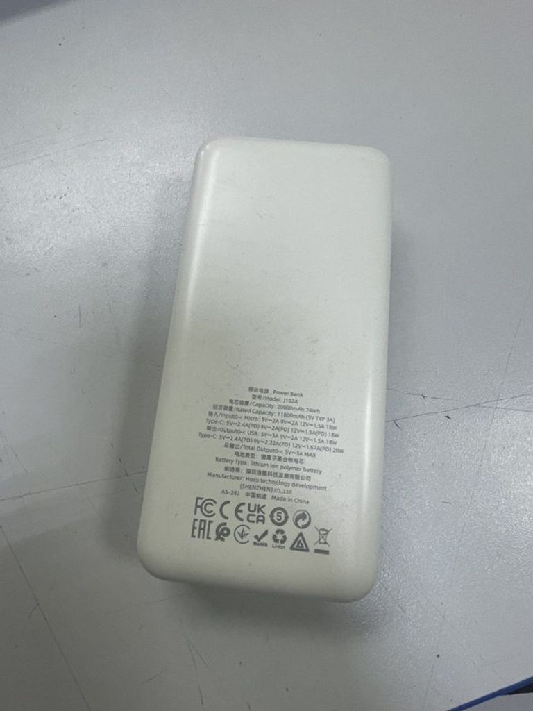 Дешиво Hoco J102A Cool Figure 20000mAh 20W Black с ломбарда