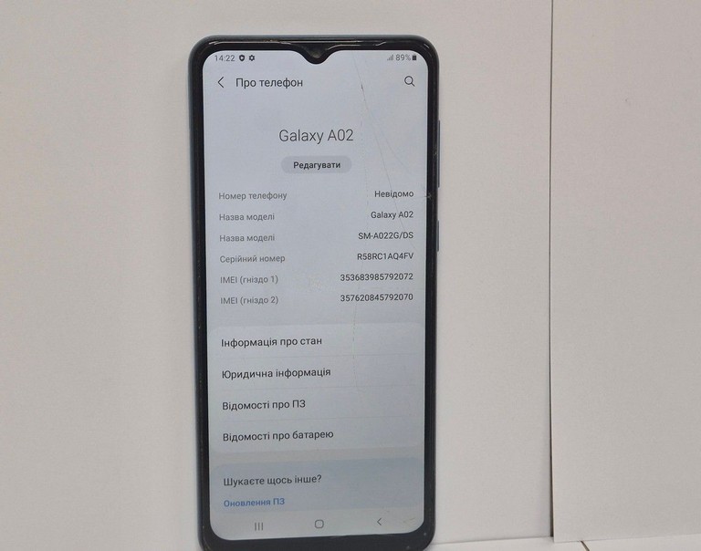 Samsung galaxy a02 2/32gb Код:01-200927199. Зображення 7