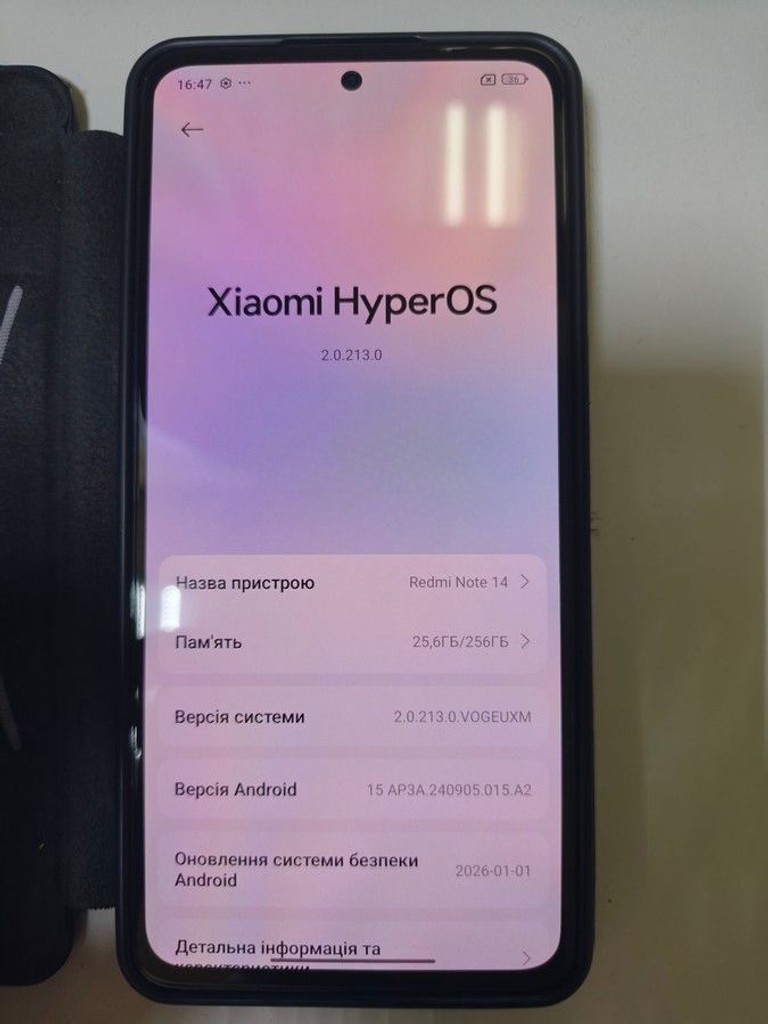 Оголошення Xiaomi redmi note 14 8/256gb Б/У