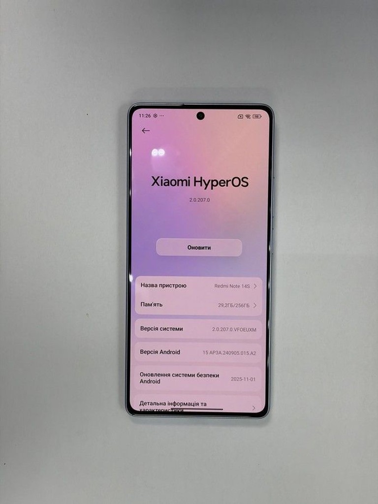 Дешево Xiaomi redmi note 14s 8/256gb з ломбарду