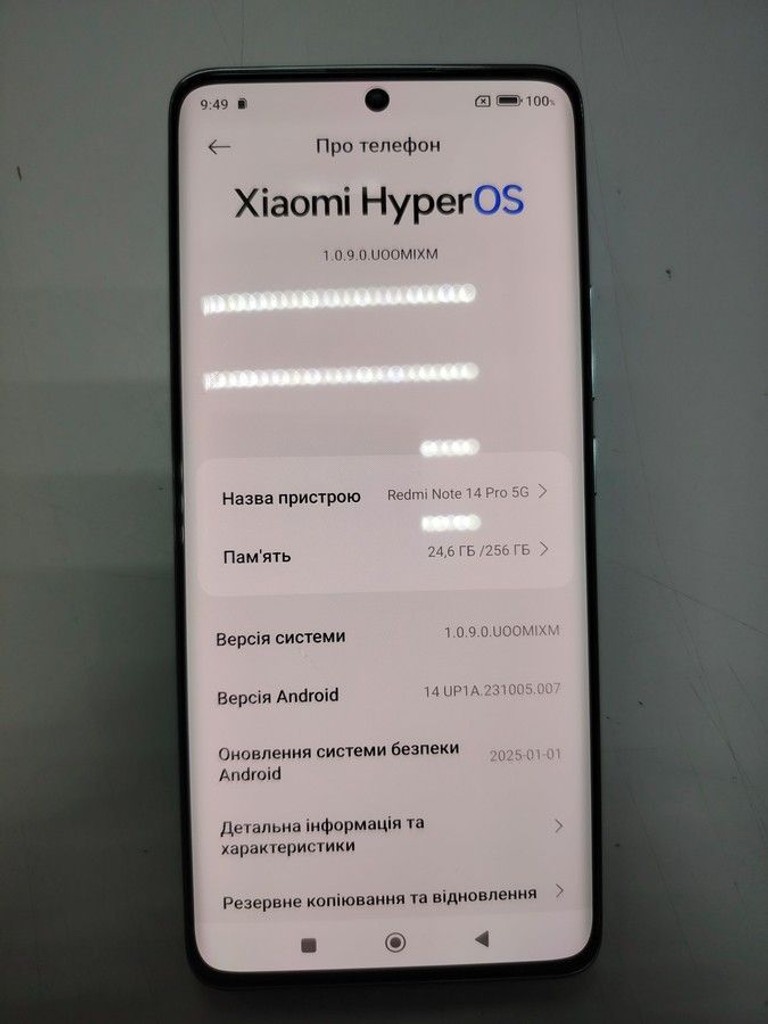 Xiaomi redmi note 14 pro 5g 8/256gb Код:01-200972658. Зображення 5
