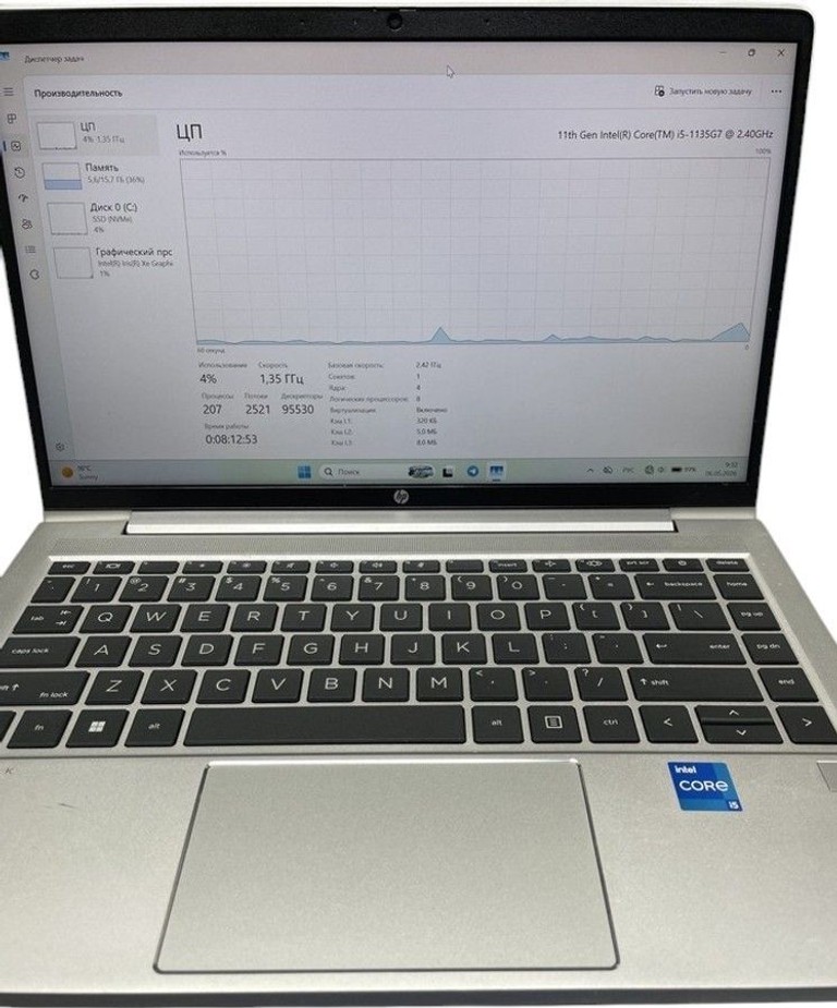 Купить Hp 14/core i5-1135g7 ddr4/16gb ddr4/hdd *відсутній/ssd 256 gb/*інтегрована Б/У