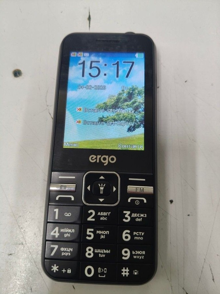Купить Ergo E281 Dual Sim Black Б/У