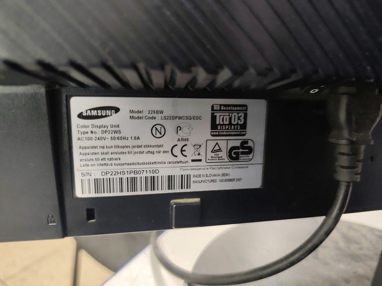 Оголошення Samsung 225bw Б/У