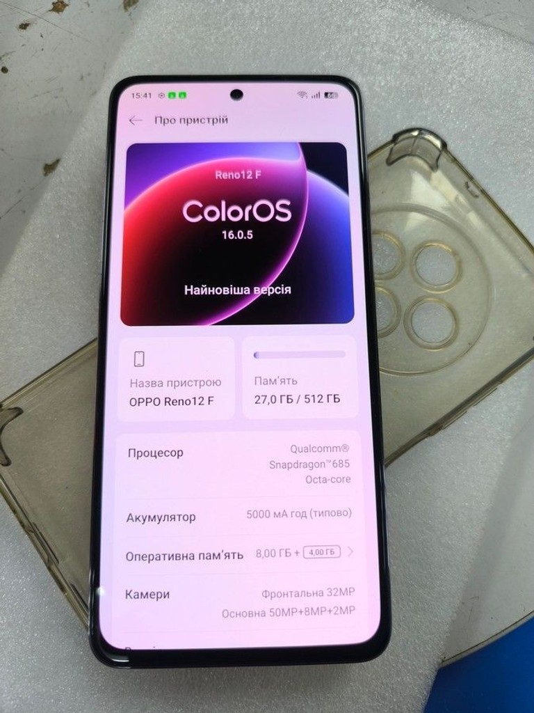 Oppo reno 12f 8/512gb cph2687 Код:01-201022550. Изображение 12