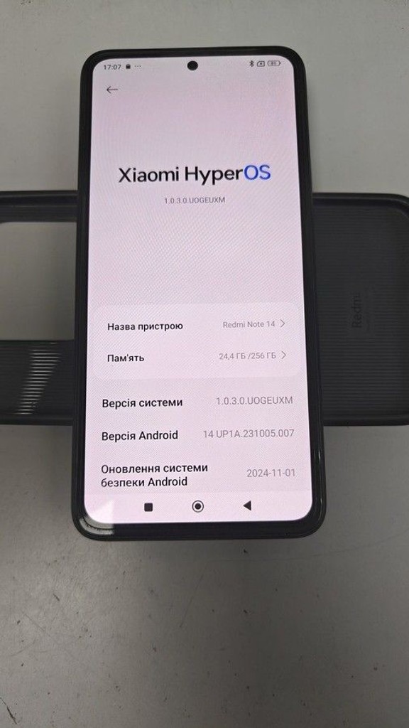 Оголошення Xiaomi redmi note 14 8/256gb Б/У