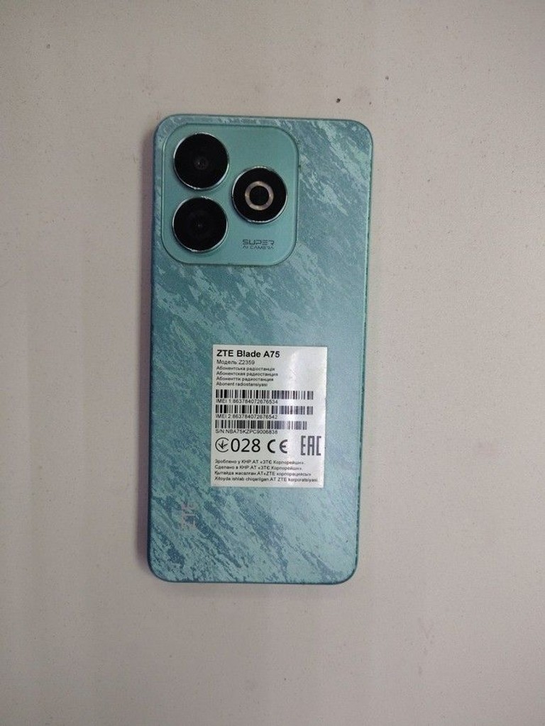 Оголошення Zte Blade A75 4/128GB Black Б/У