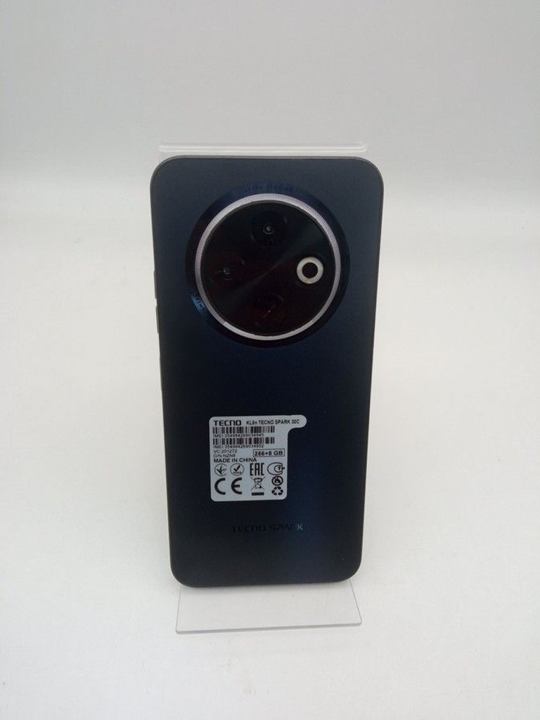Дешево Tecno Spark 30C KL5n 8/256GB Orbit Black (4894947051760) з ломбарду