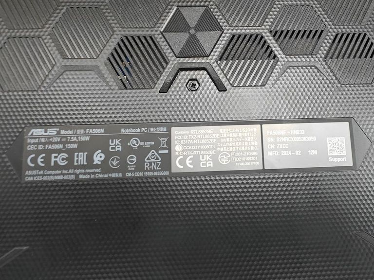 Asus tuf gaming a15 fa506n екр 15,6"/ ryzen 5 7535hs 3,3ghz/ ram16gb/ ssd512gb/ rtx 2050 Код:01-200424061. Зображення 6