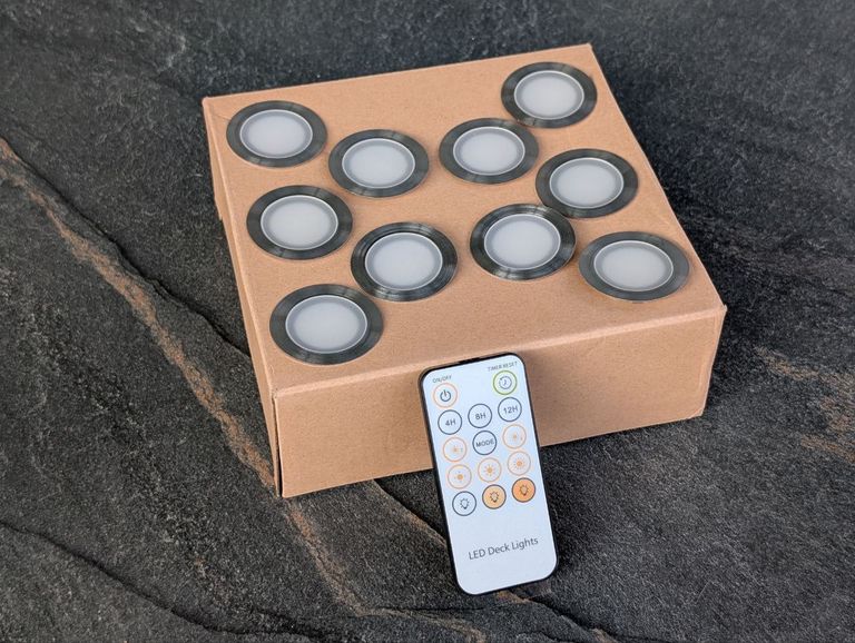 Купить Акція! Комплект світлодіодних палубних світильників з 10 шт., 0,8 Вт, нержавіюча сталь 304, водонепроникний, IP67, вбудований св Б/У