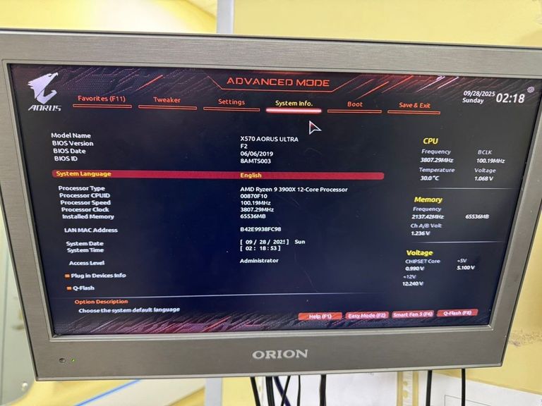 Купити Пк amd ryzen 9 3900x ram 64 geforce gt 1030 ssd 6 tb Б/У