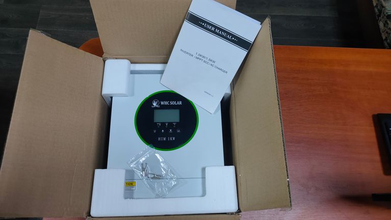 whc solar him-1kw гібридний інвертор, батарея Altek ABT 12V 80Ah. Код:null. Зображення 7