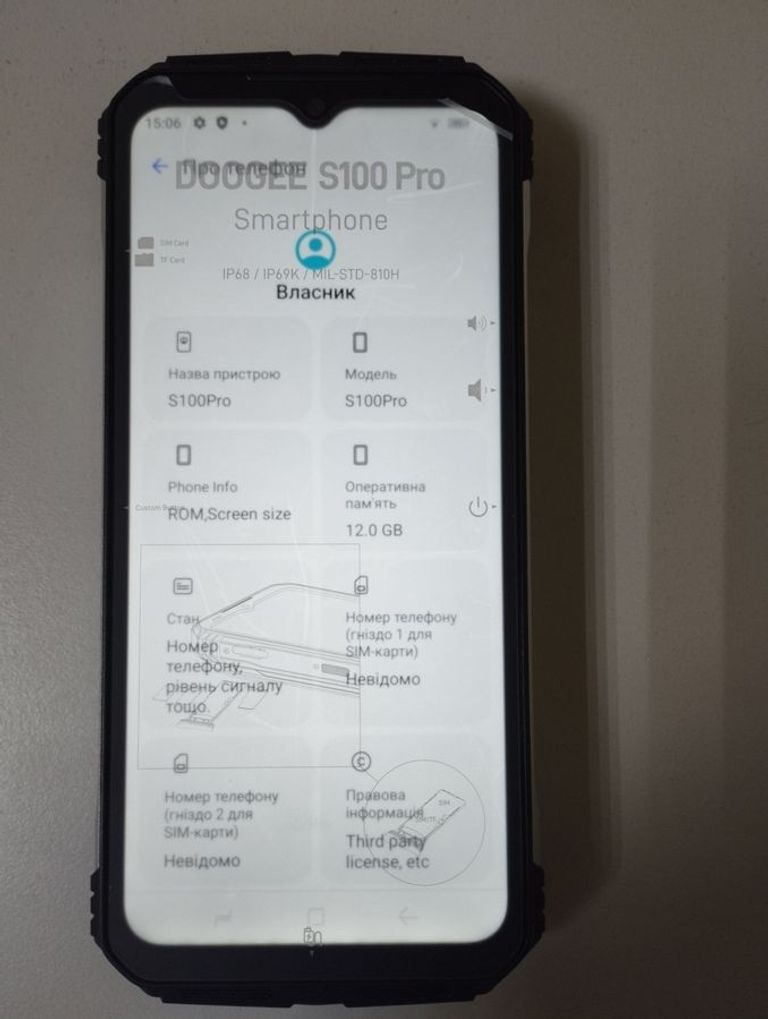 Розпродаж Doogee s100 pro 12/256gb, продавець Техноскарб