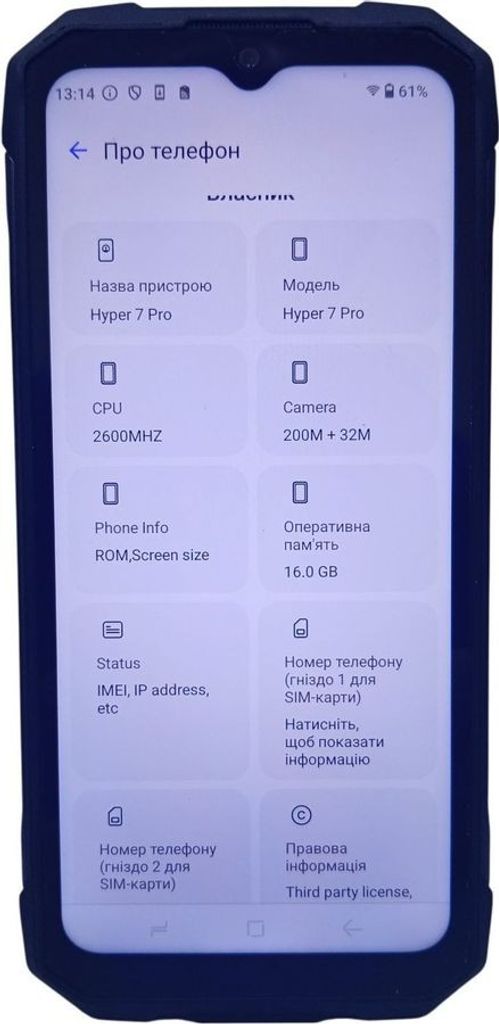 Объявление Hotwav hyper 7 pro 16/256gb Б/У