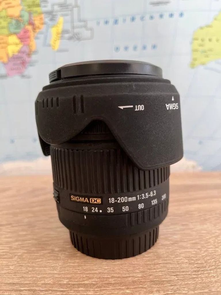 Объявление Sigma 18-200mm 3,5-6,3 DC для Canon Б/У