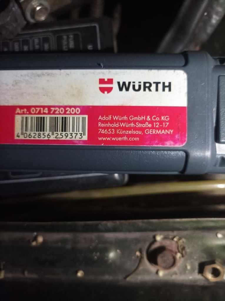 Объявление WURTH 0714 720 200 Б/У