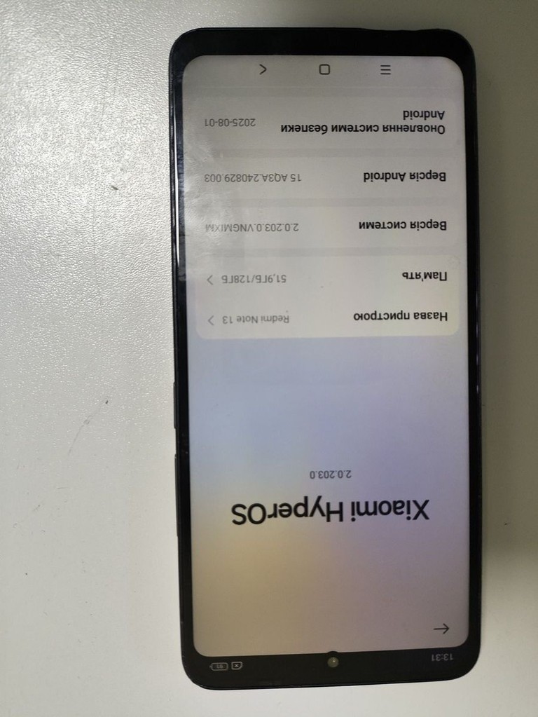 Оголошення Xiaomi redmi note 13 4g 8/128gb Б/У