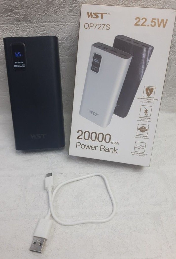 Купити Wst op727s pd22.5w+qc3.0 20000mah Б/У