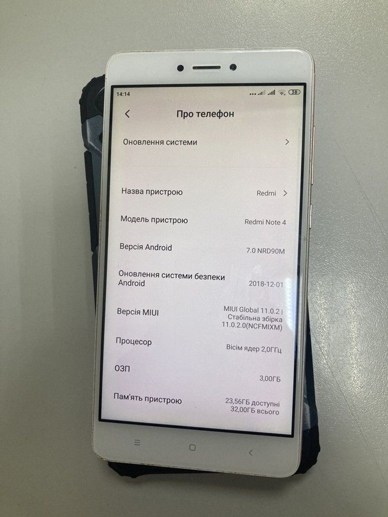 Купити Xiaomi redmi note 4 3/32gb Б/У