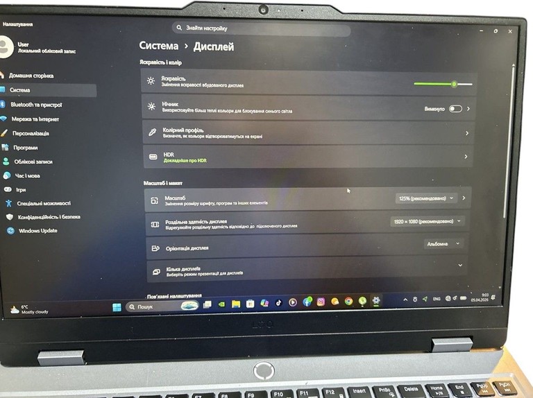 Оголошення Lenovo 15/core i5-12450hx ddr5/16gb ddr5/ssd 512 gb/geforce rtx2050 4gb Б/У