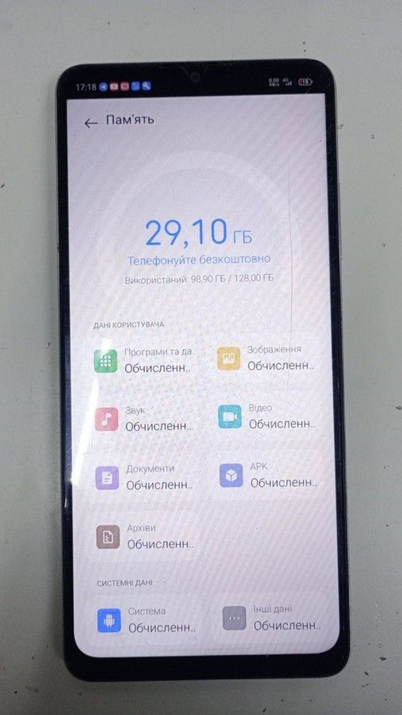 Оголошення Zte Blade A76 4/128GB Gray Б/У