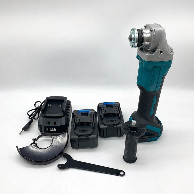 Оголошення Angle Grinder 8500 об/хв з двома акумуляторами 24V у пластиковому кейсі DUC66 Б/У